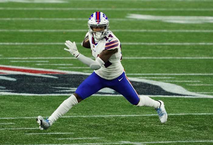 Buffalo Bills wide receiver Stefon Diggs led the NFL in receptions and receiving yards in 2020.
